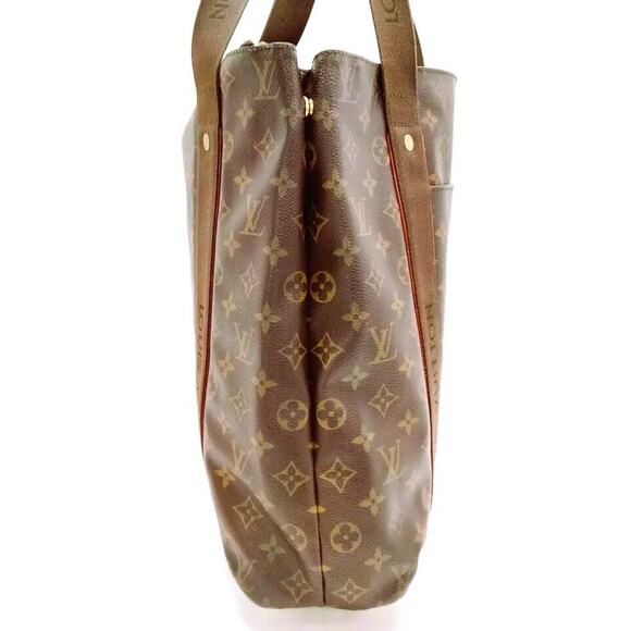 Louis Vuitton Monogram Cabas Beaubourg Tote Brown Canvas DU0998 - Picture 8 of 9
